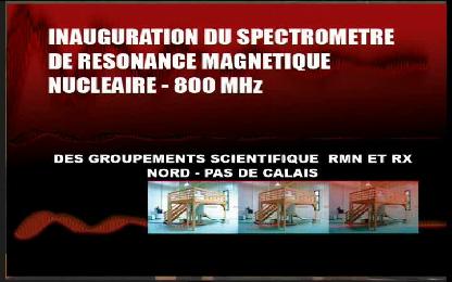 Inauguration du spectromètre RMN 800MHz : Deux conférences