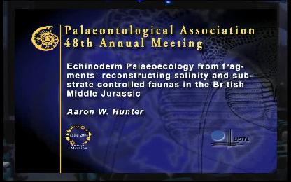 Echinoderm Palaeoecology from fragments