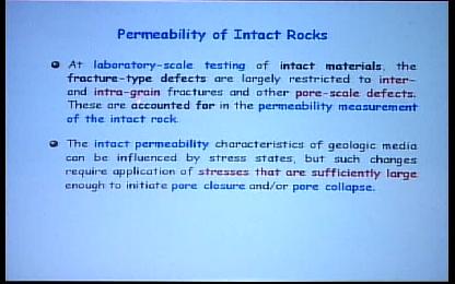 Normal stress-induced permeability reduction of a fracture in a large granite cylinder Fracture permeability alteration with normal stress