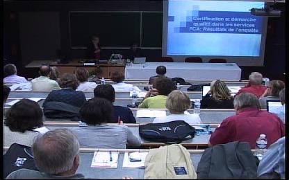 Certifications et démarches qualité dans les services FCA / Restitution des ateliers