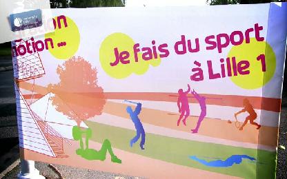 Le sports à Lille 1 : le SUAPS avec Fabrice Cuvillier et Philippe Rollet