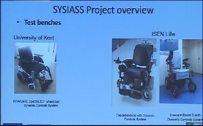 Projet SYSIASS de fauteuil roulant « intelligent »
