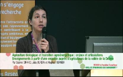 Agriculture  biologique et   transition agro-  énergétique :   enjeux et   articulations.