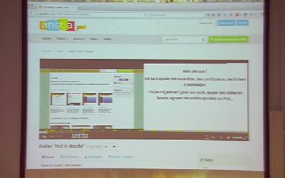 Atelier gestion de vidéos du consortium ESUP-Portail