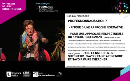 Table ronde : L’usage d’un dispositif instrumenté est-il perçu par les formateurs l’utilisant comme une forme de professionnalisation ?