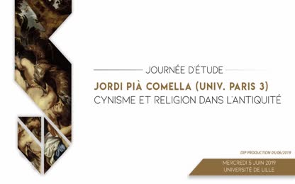 Jordi Pià Comella - Cynisme et religion dans l&#39;antiquité 