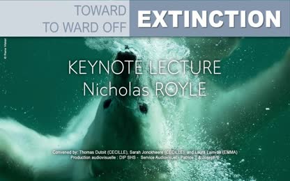 KEYNOTE LECTURE - Nicholas ROYLE : "fl: Reflections on Life Abbreviated"