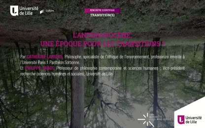 L’anthropocène, une époque pour les transitions ?