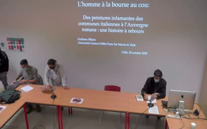 « IMAGO » & « Histoires d&#39;objets » - Giuliano MILANI - L’Homme à la bourse au cou. Généalogies et usage d’une image médiévale 