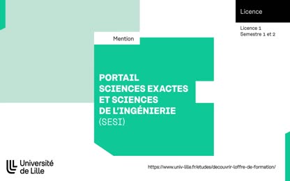Licence Portail Sciences Exactes, Sciences de l&#39;Ingénieur (SESI)