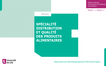 DEUST distribution et qualité des produits alimentaires