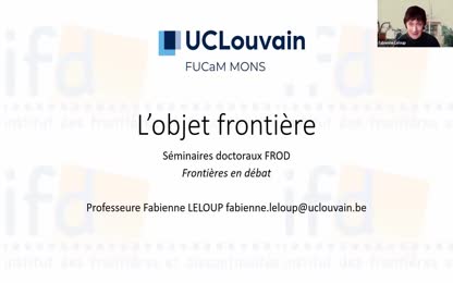 Frontières en débat - Fabienne LELOUP - L’objet frontière