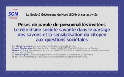 Le rôle d’une société savante dans le partage des savoirs et la sensibilisation du citoyen aux questions sociétales