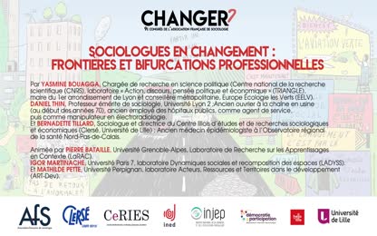Sociologues en changement : frontières et bifurcations professionnelles