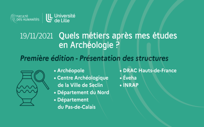 Rencontres métiers Archéologie : Édition n°1