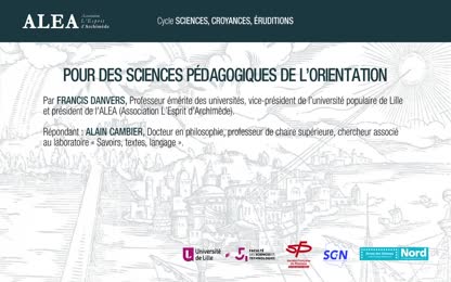 Pour des sciences pédagogiques de l’orientation