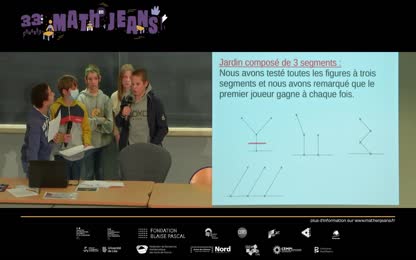Exposé MATh.en.JEANS : Un jeu végétal