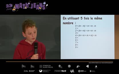 Exposé MATh.en.JEANS : Combien de fois ?
