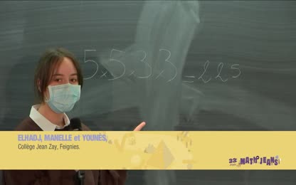 Exposé MATh.en.JEANS : Nombres en cascade