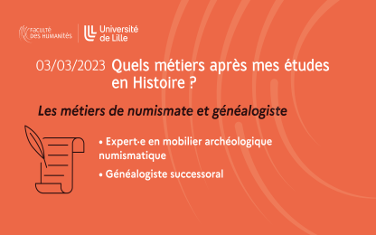 Les métiers de numismate et généalogiste