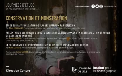 Conservation et monstration de la photographie interférentielle