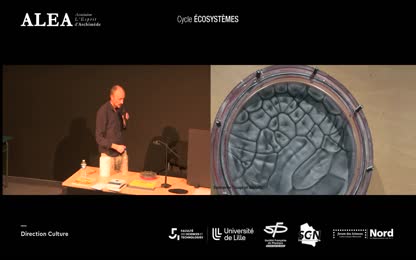 L’air et l’eau sculptent notre monde ; conférence expérimentale