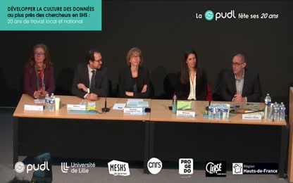 Ouverture de la journée « Développer la culture des données au plus près des chercheurs en SHS : 20 ans de travail local et national »
