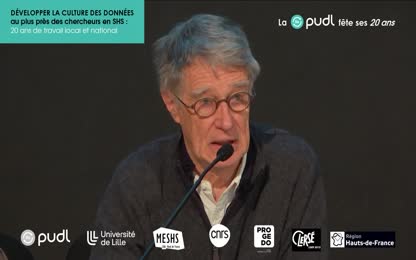 Hier - Développer la culture des données au plus près des chercheurs en SHS : 20 ans de travail local et national