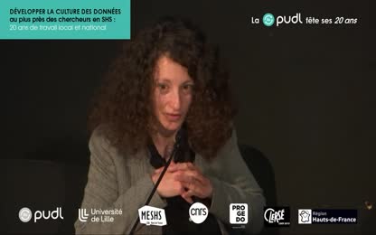 Aujourd’hui - Développer la culture des données au plus près des chercheurs en SHS : 20 ans de travail local et national