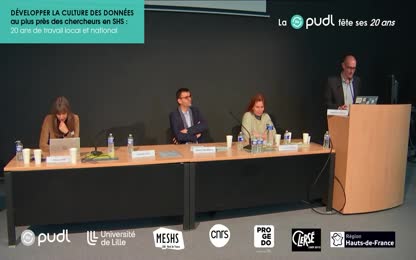 Table ronde : Les chercheurs ont-ils besoin d’être accompagnés ? / Demain - Développer la culture des données au plus près des chercheurs en SHS : 20 ans de travail local et national