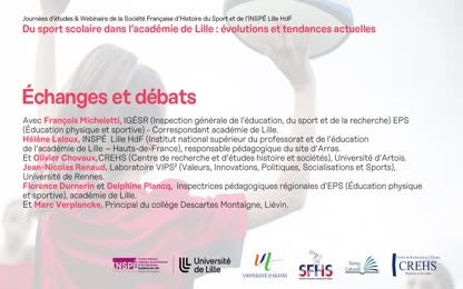 Échanges et débats / Du sport scolaire dans l’Académie de Lille : évolutions et tendances actuelles