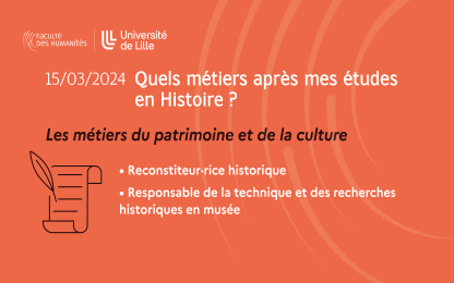 Les métiers du patrimoine et de la culture