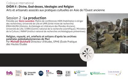 Religion, royauté, art, artefacts et artisans d’après les archives palatiales paléobabyloniennes de Mari / La production 