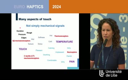 Keynote 3: Insights from inside nerves: the way mechanoreceptors really respond touch and how we can use this in haptics