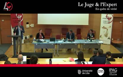 Session 2 (2/2) : De la science de laboratoire à la preuve judiciaire