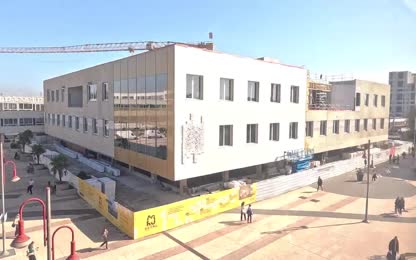 Une nouvelle façade pour Agora, la future BU SHS - décembre 2024 - avril 2025